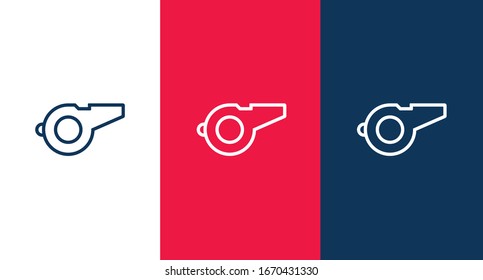 Whistle icon for web and mobile