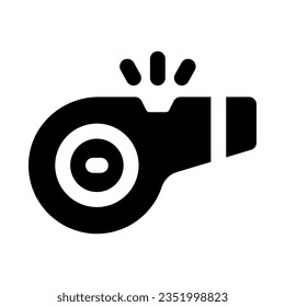 whistle icon for your website, mobile, presentation, and logo design.