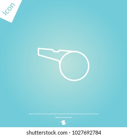 Whistle line Icon
