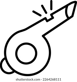 Vektorsymbol-Design der Whistline