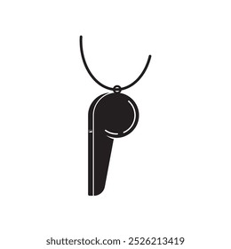 Whistle Logo Illustration Vorlage Vektordesign
