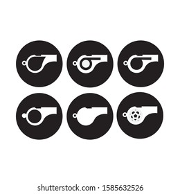 whistle logo stock illustratuon design