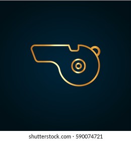 whistle outline icon