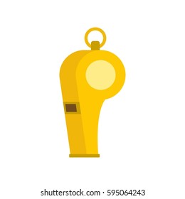 Whistle of refere icon isolated on white background vector illustration