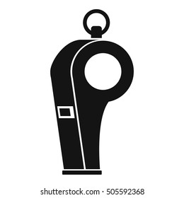 Whistle of refere icon. Simple illustration of whistle of refere vector icon for web