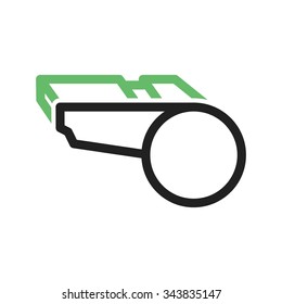 Whistle, referee, coach icon vector image. Can also be used for fitness and sports. Suitable for web apps, mobile apps and print media.