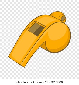 Whistle of referee icon in cartoon style isolated on background for any web design 