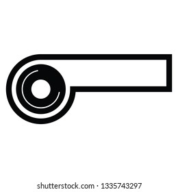 whistle simple icon