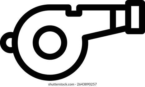 A whistle is a small device that produces a sharp sound when blown, commonly used by referees, coaches, or for signaling, safety alerts, and attention in sports or emergencies.

