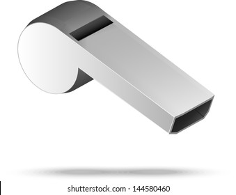 whistle. sport equipment. Vector illustration