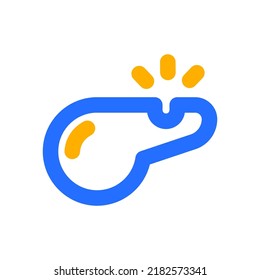 Whistle Sport with Outline Color