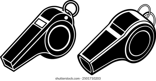 Whistle sport silhouette  vector design.