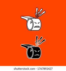 Whistle Vector Art.

You can use it for t-shirt print, sport mascot icon, and etc.