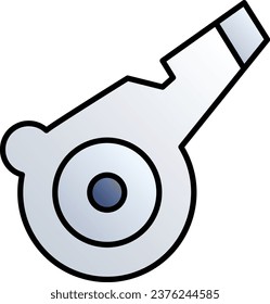 whistle vector design icon for download.eps