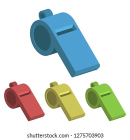 Whistle vector design illustration