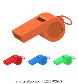 Whistle vector design illustration isolated on white background