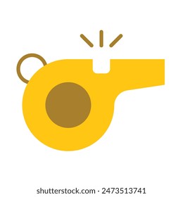 Whistle Vector Flat Icon design