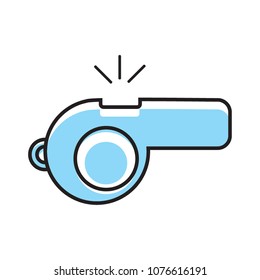 whistle vector icon