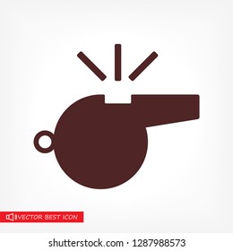 Whistle Vector icon