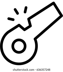 Whistle Vector Icon