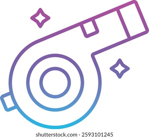 Whistle vector icon. Can be used for printing, mobile and web applications.