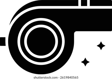 Whistle vector icon. Can be used for printing, mobile and web applications.