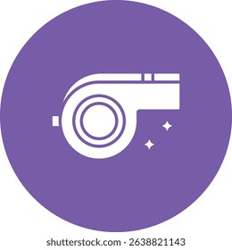 Whistle vector icon. Can be used for printing, mobile and web applications.