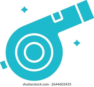 Whistle vector icon. Can be used for printing, mobile and web applications.