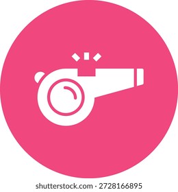 Ilustração de design de ícone de vetor de assobio