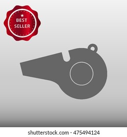 Whistle Vector Icon Illustration