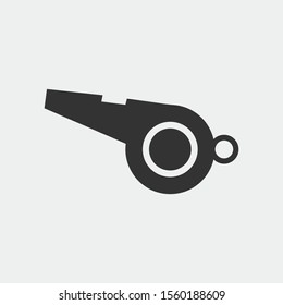 Whistle vector icon illustration sign