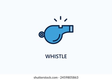 Pfeifen-Vektorgrafik-Symbol oder Logo-Illustration