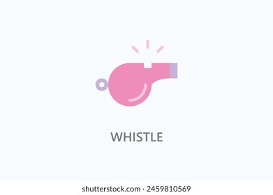 Whistle Vector Icon Or Logo Illustration