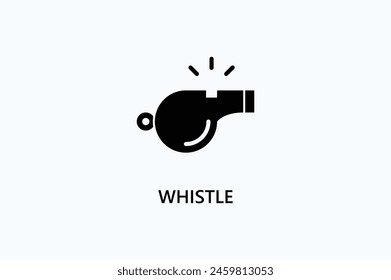 Whistle Vector Icon Or Logo Illustration