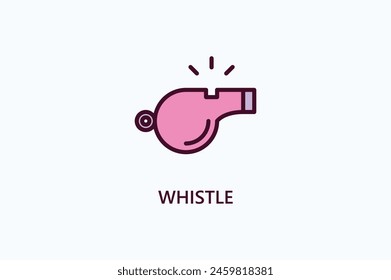 Whistle Vector Icon Or Logo Illustration