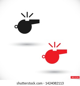 Whistle Vector icon . Lorem Ipsum Illustration design
