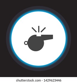 Whistle Vector icon . Lorem Ipsum Illustration design