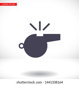 Whistle Vector icon . Lorem Ipsum Illustration design