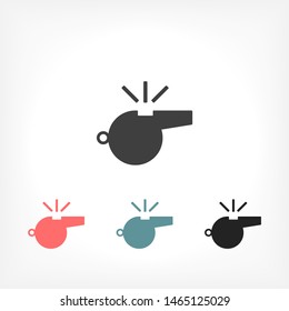 Whistle Vector icon . Lorem Ipsum Illustration design