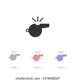 Whistle Vector icon . Lorem Ipsum Illustration design