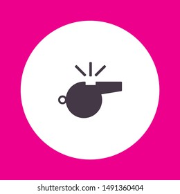 Whistle Vector icon . Lorem Ipsum Illustration design