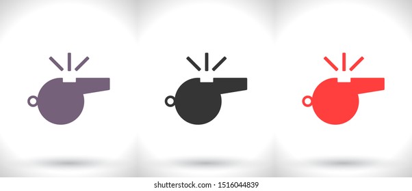 Whistle Vector icon . Lorem Ipsum Illustration design