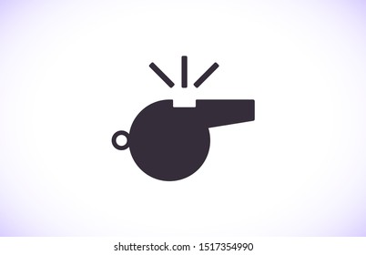 Whistle Vector icon . Lorem Ipsum Illustration design