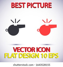 Whistle Vector icon . Lorem Ipsum Illustration design