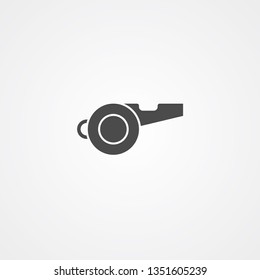 Whistle vector icon sign symbol