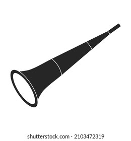 Whistle vector icon.Black vector icon isolated on white background whistle.