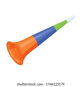 Whistle vector icon.Cartoon vector icon isolated on white background whistle.