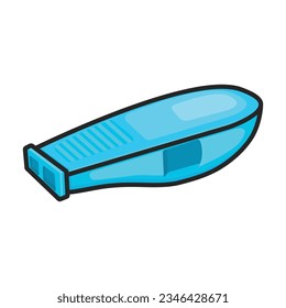 Whistle vector icon.Color vector icon isolated on white background whistle.