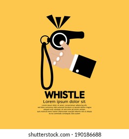 Whistle Vector Illustration