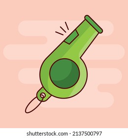 pfeifen Sie Vektorgrafik auf transparentem Hintergrund. Hochwertige Symbole. Flachsymbole für Vektorgrafiken für Konzept und Grafikdesign. 